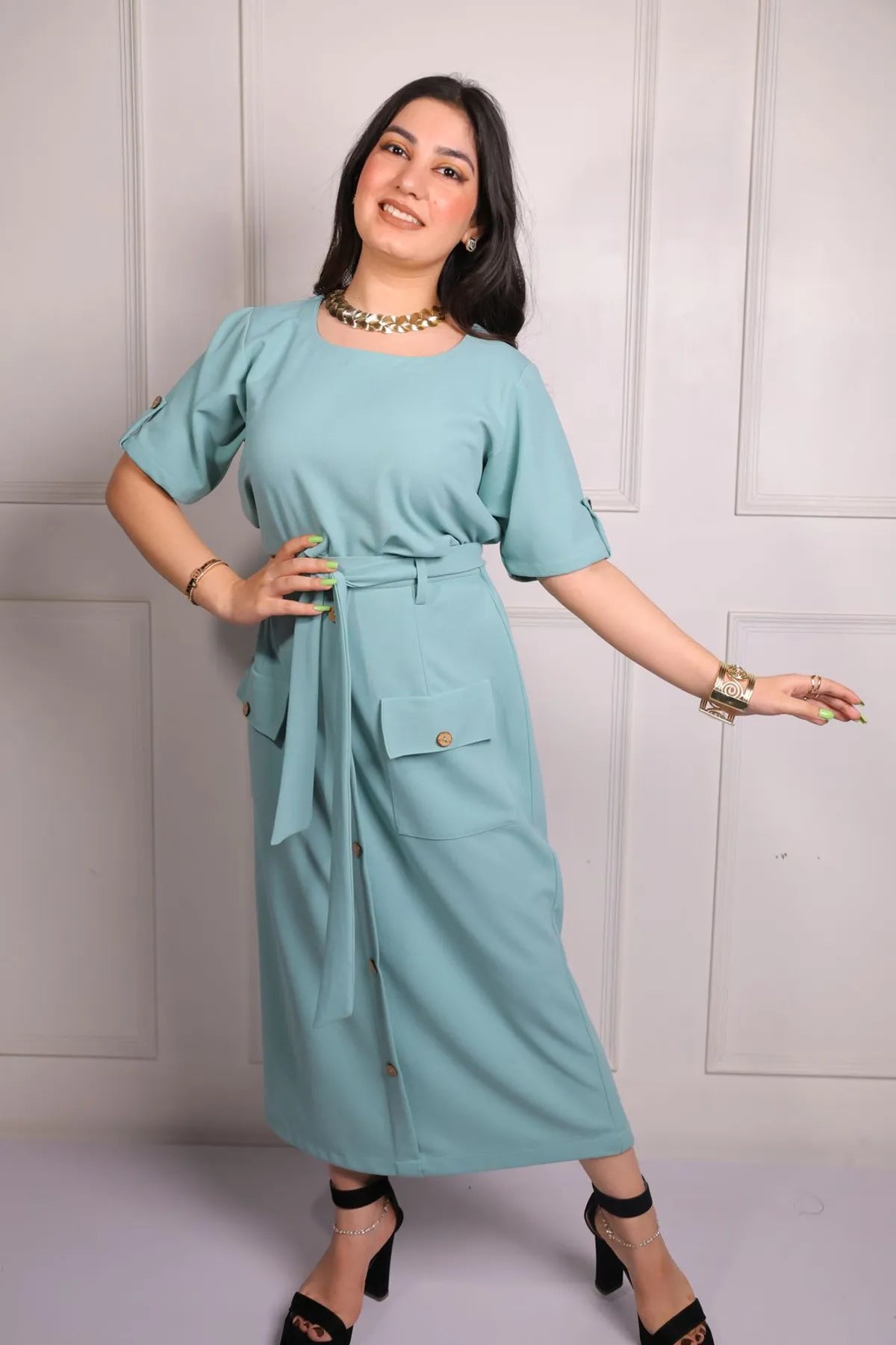Turquoise Blue Coord Set