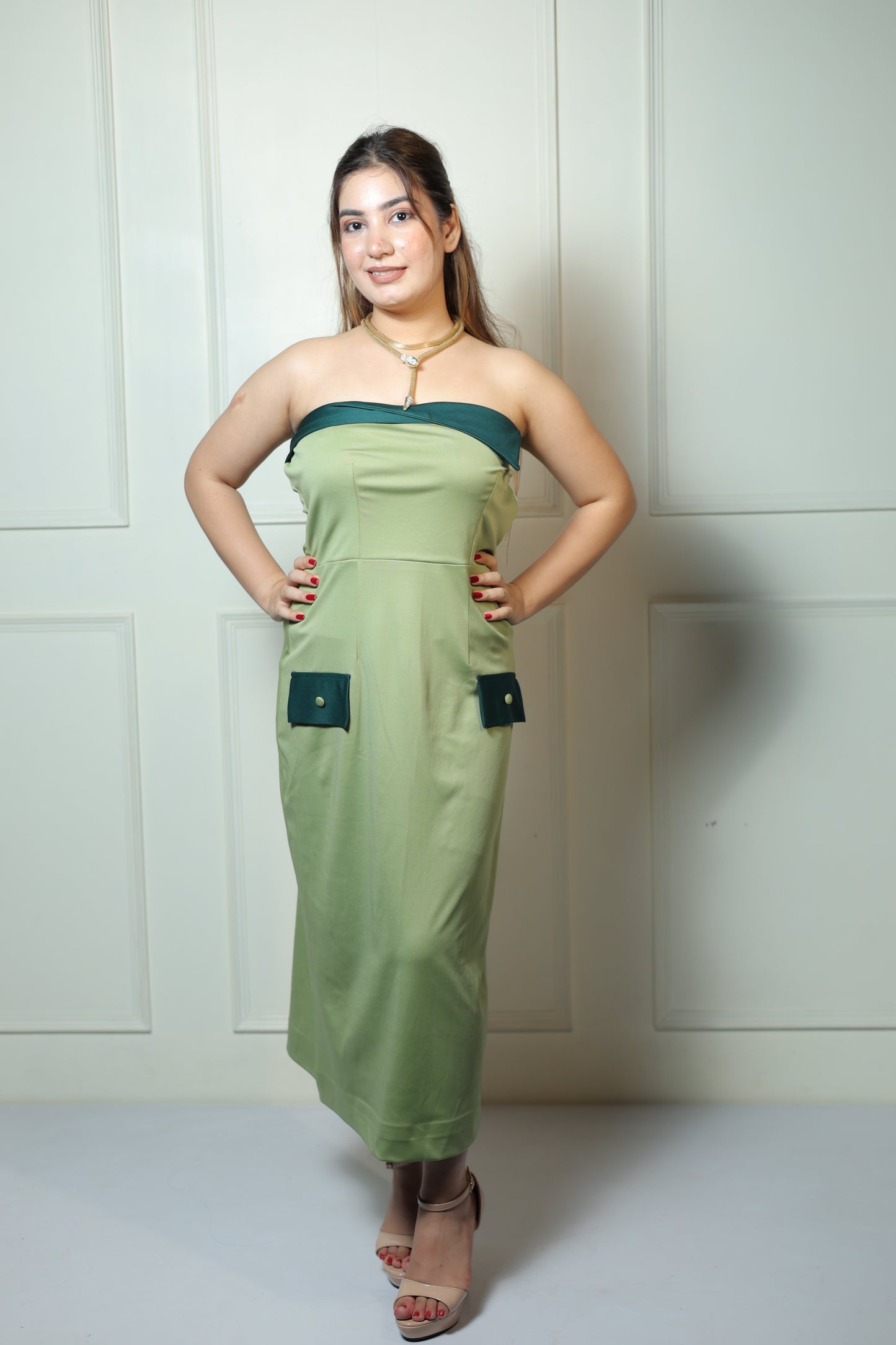 Green Tube Dress