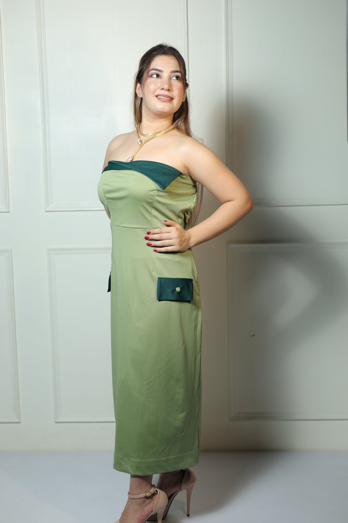 Green Tube Dress