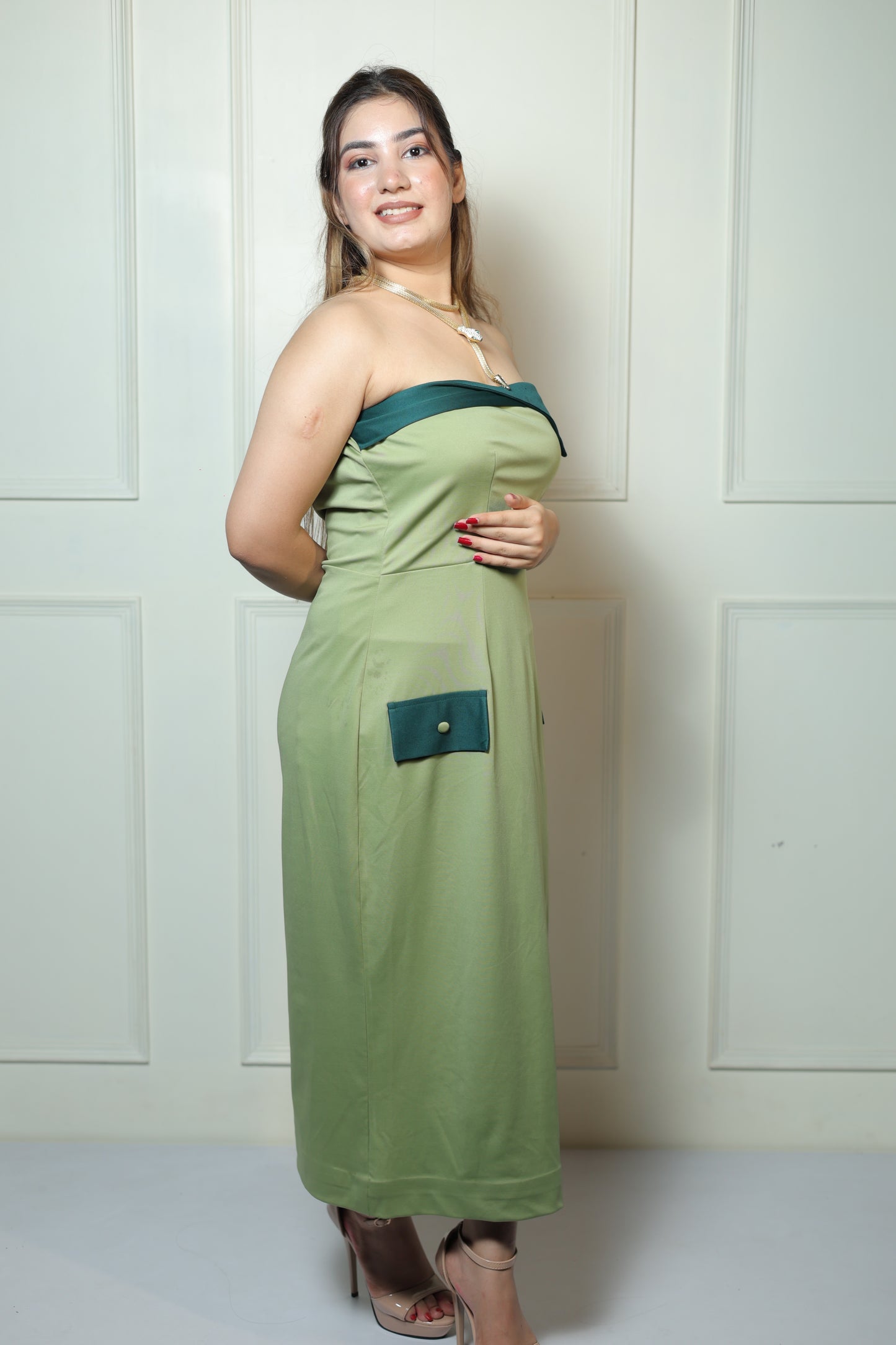 Green Tube Dress