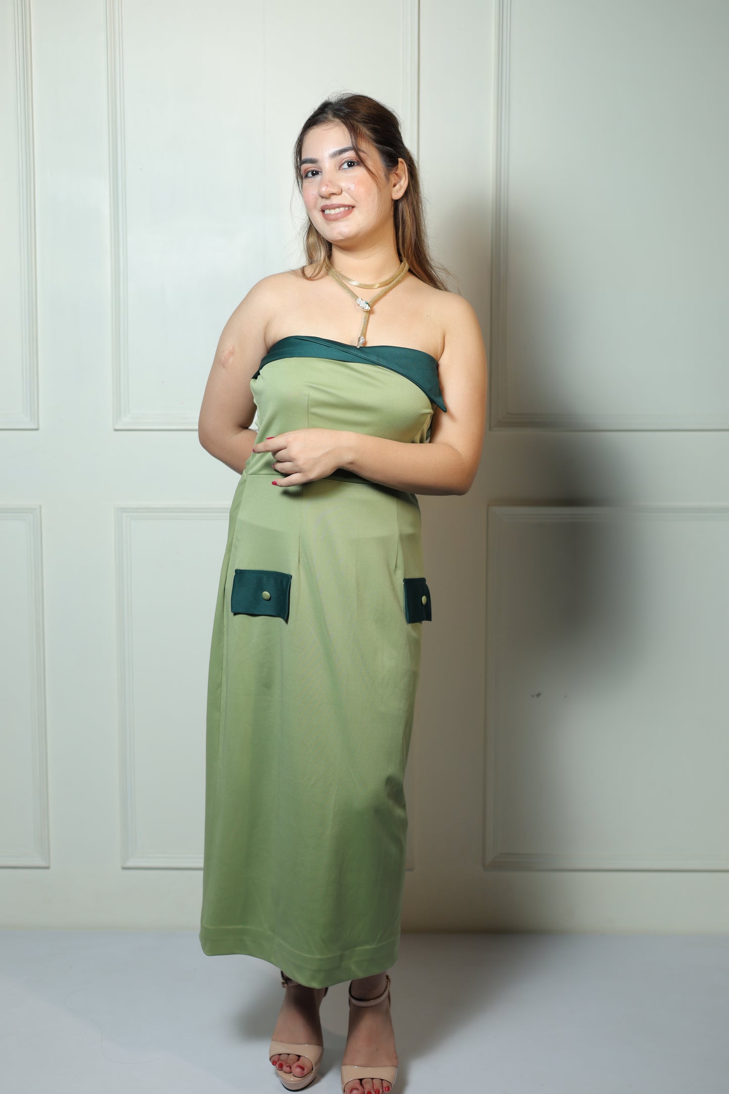 Green Tube Dress
