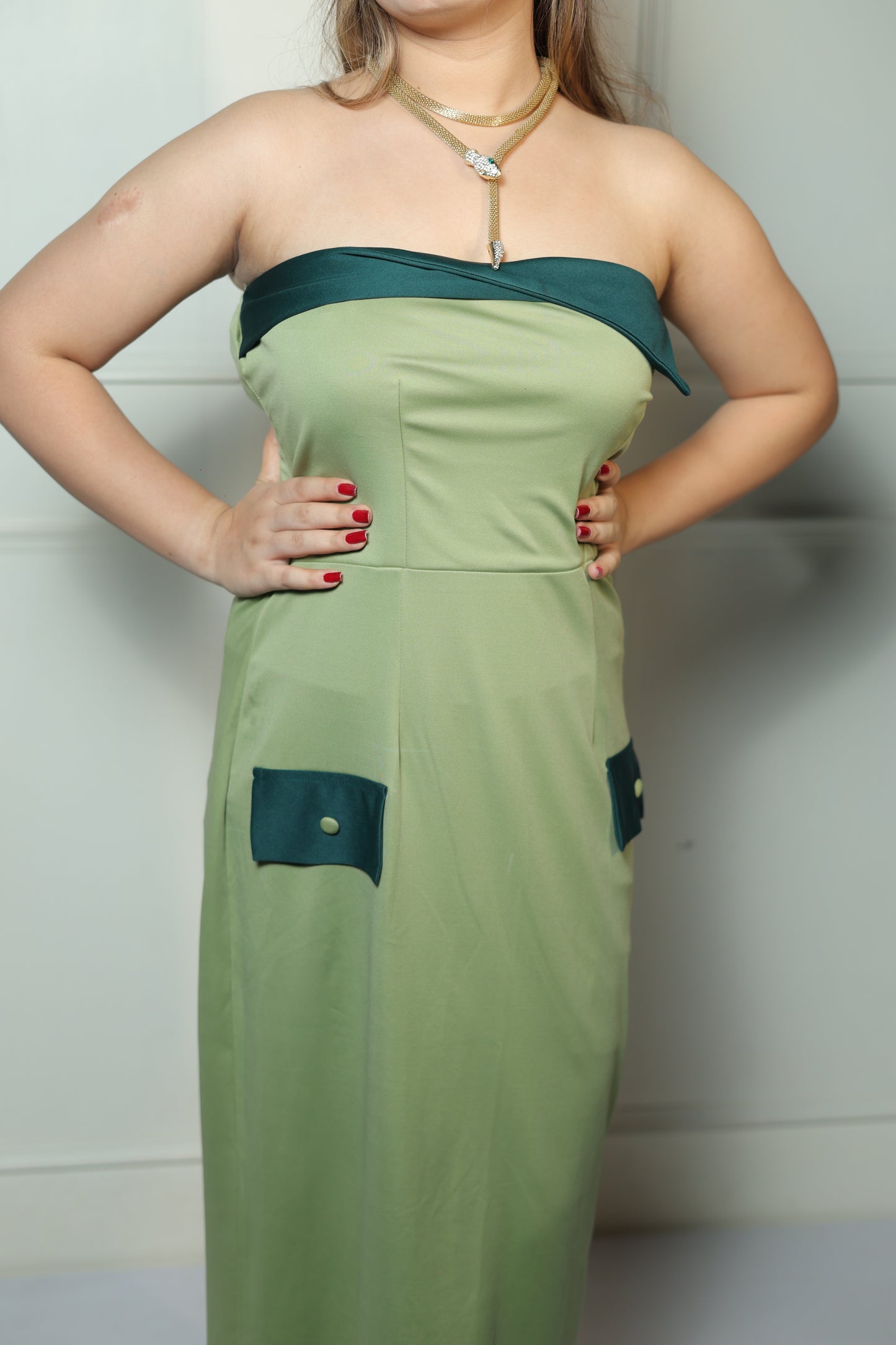 Green Tube Dress