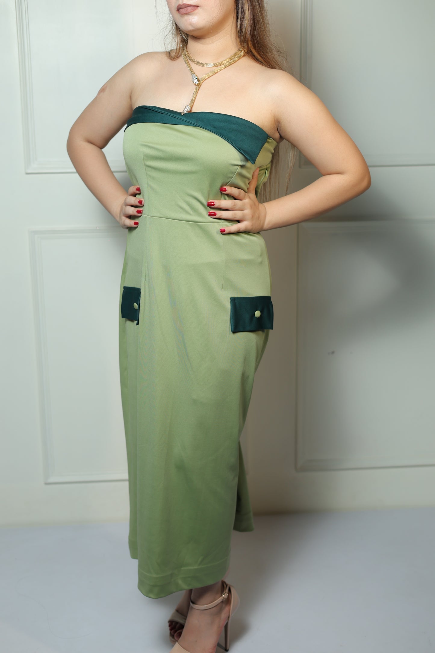 Green Tube Dress