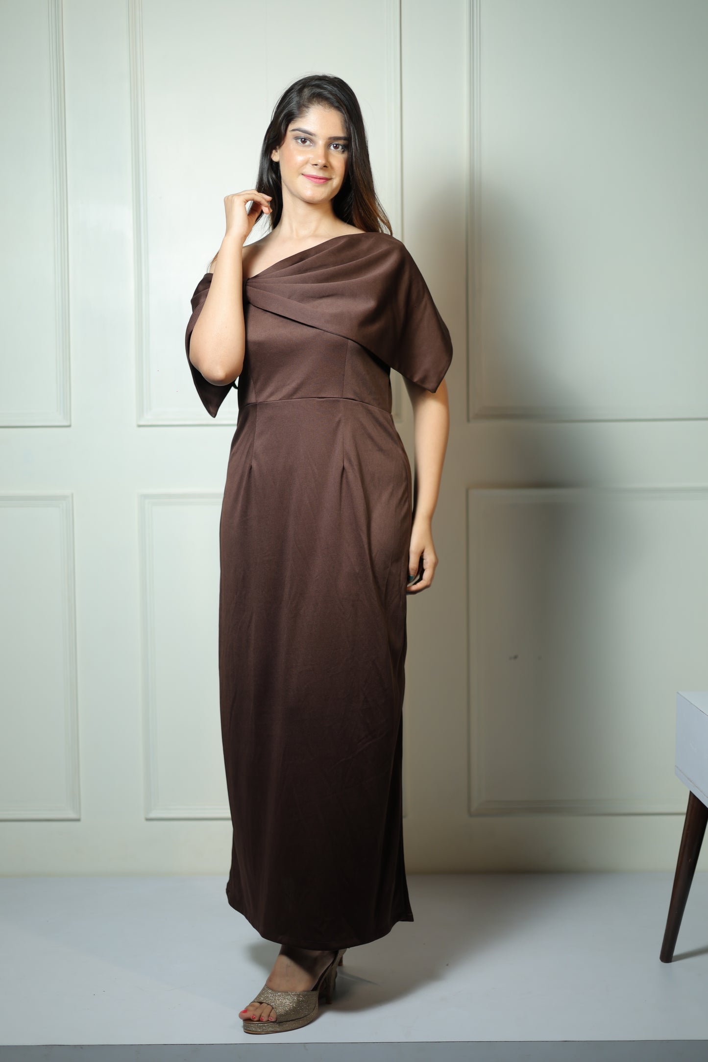 Brown Bow Dress