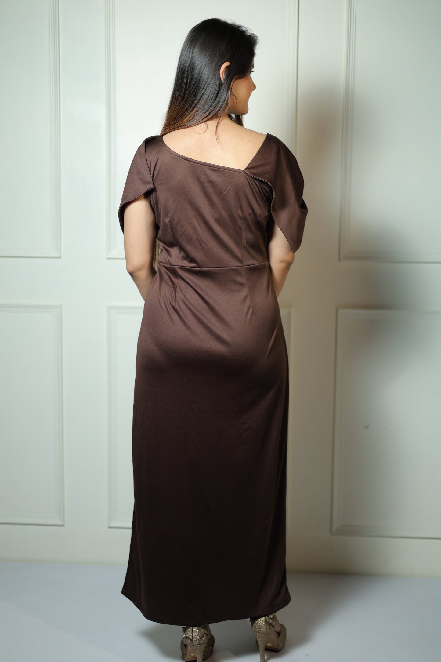 Brown Bow Dress