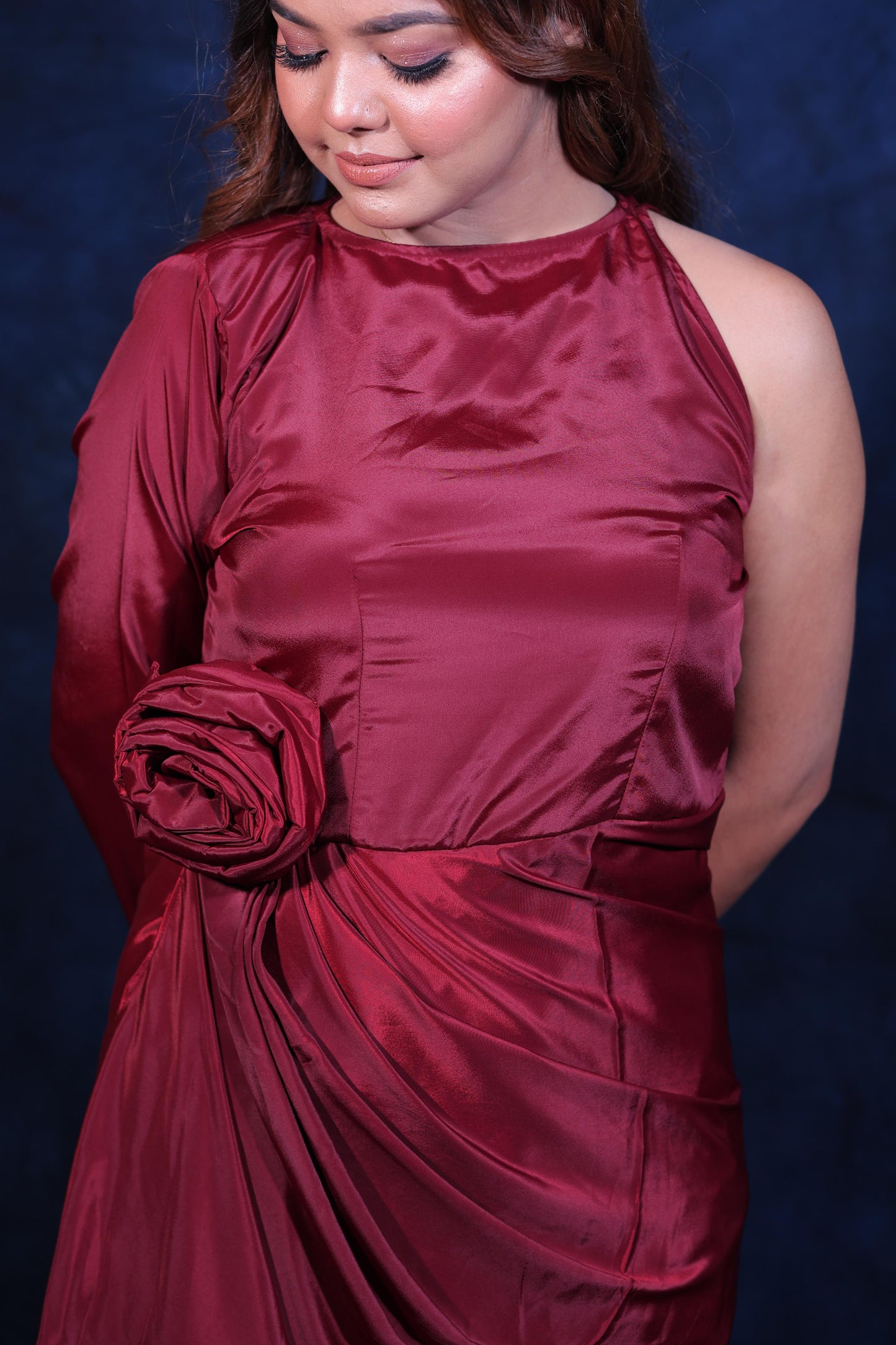 Crape rose dress