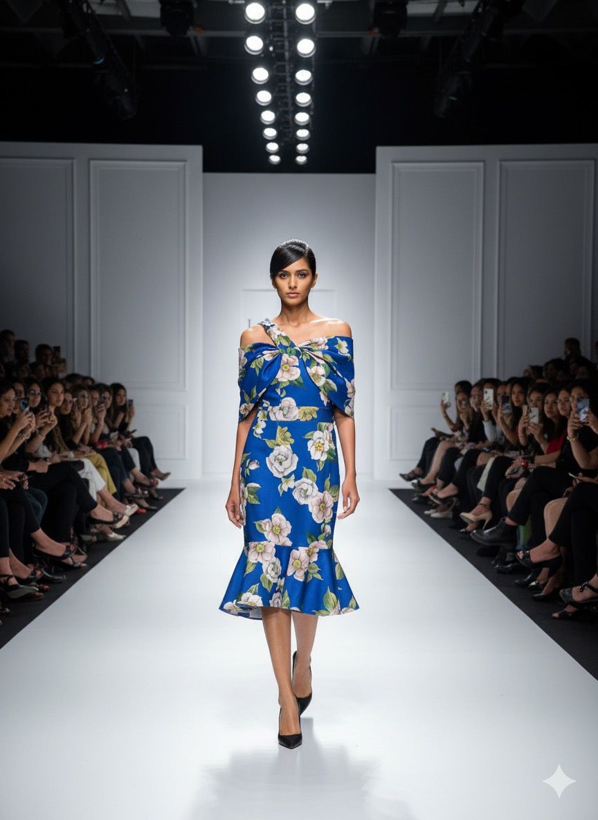 floral bow alia dress