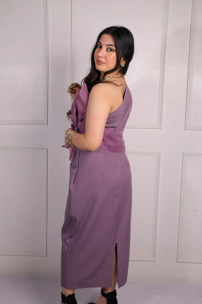 Lavender Bow Dress