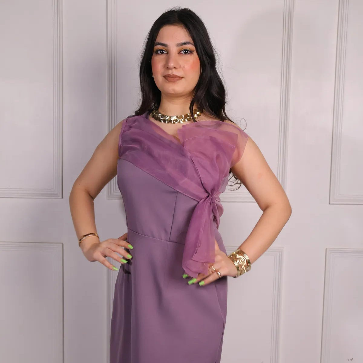 Lavender Bow Dress