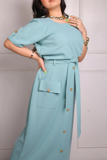 Turquoise Blue Coord Set
