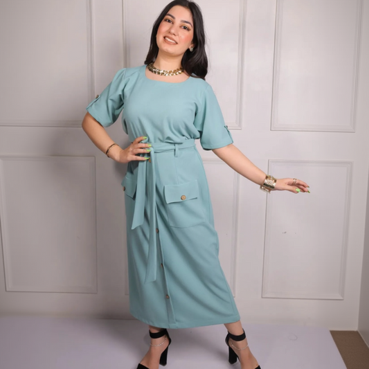 Turquoise Blue Coord Set