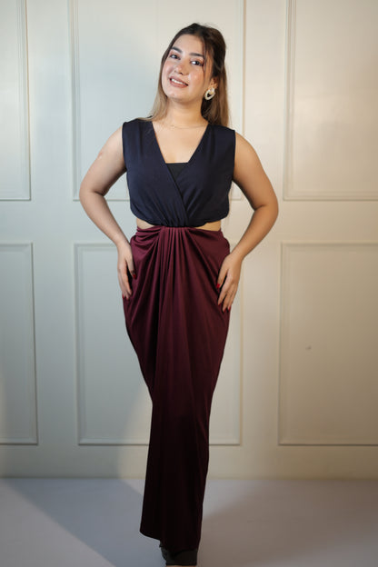Dual Pleated Dress