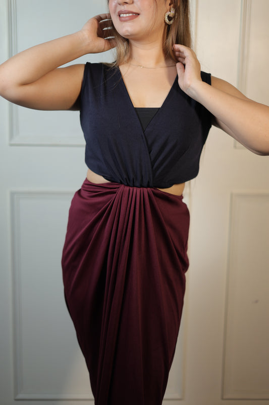 Dual Pleated Dress
