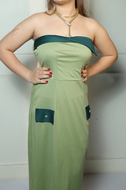 Green Tube Dress