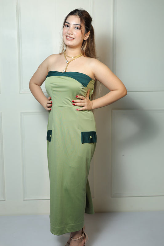 Green Tube Dress