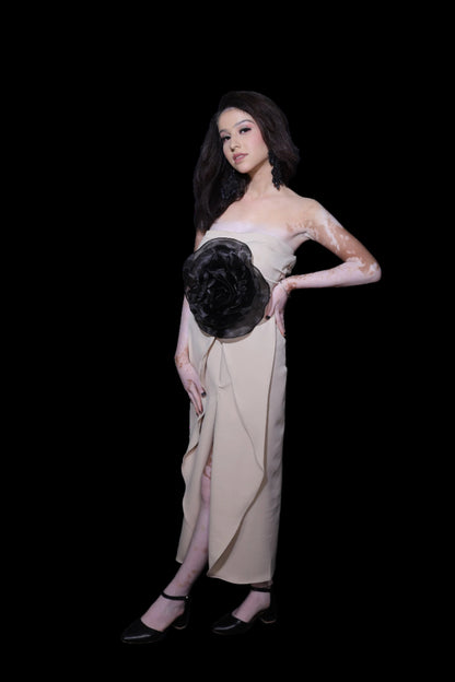 Dreamy flower tube dress