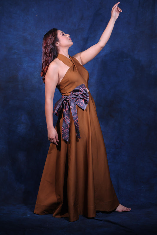 Coffee Classy Gown