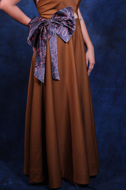 Coffee Classy Gown