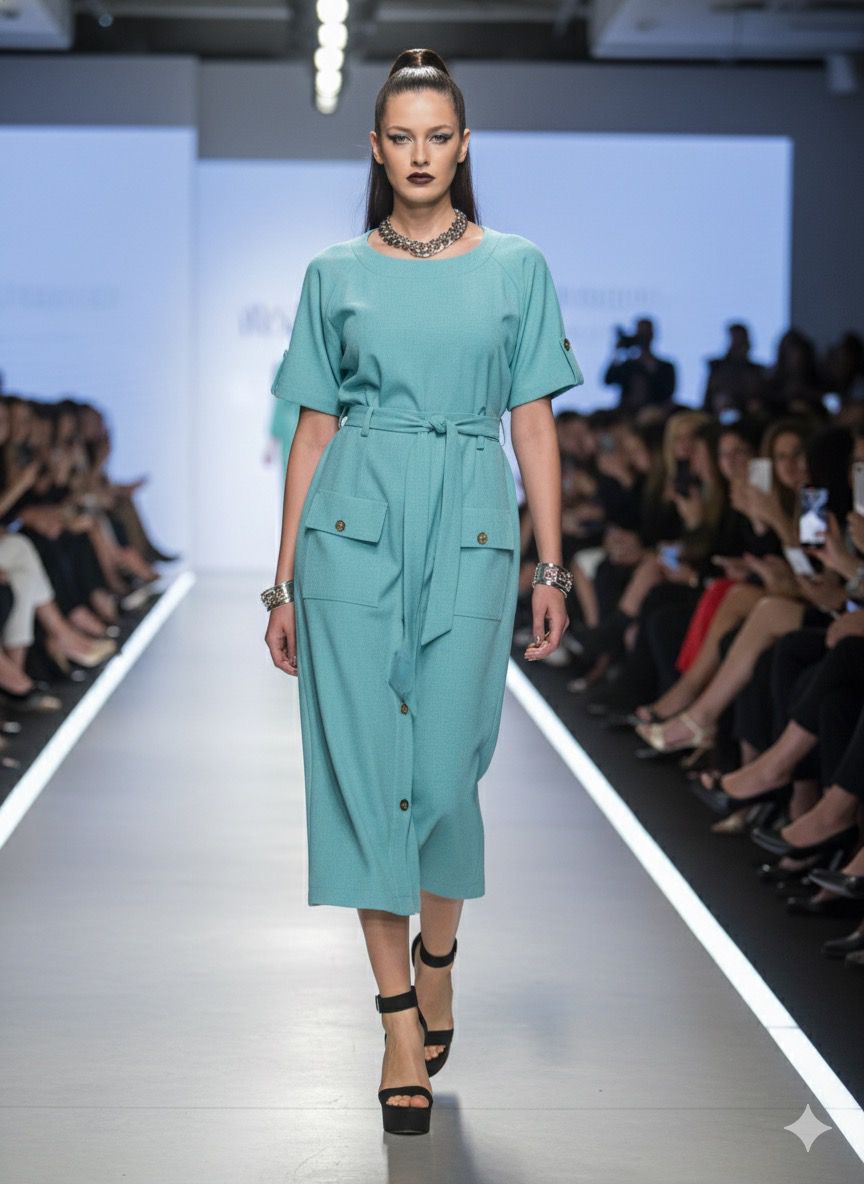 Turquoise Blue Coord Set